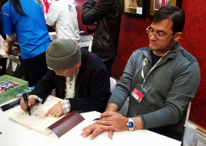 Kazuhide Tomonaga e Andrea Yuu a Lucca Comics & Games 2017.jpg Kazuhide Tomonaga e Andrea Yuu a Lucca Comics & Games 2017.jpg